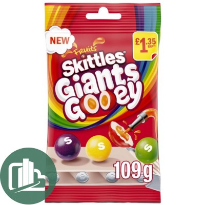 Скитлс ИМПОРТ 109гр Гигант Gooey 1/14