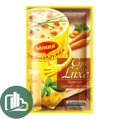 Магги de luxe крем-суп сырный с греками 25гр 1/30