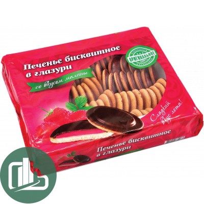 Печенье  бисквитное КИКО в тем. глаз. Клубника 1,2кг