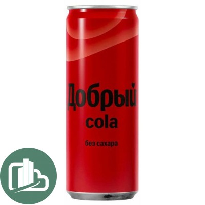 Добрый ж/б 0,25л Кола Без Сахара 1/12