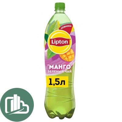Бут. Липтон 1,5л Зеленый Манго 1/6