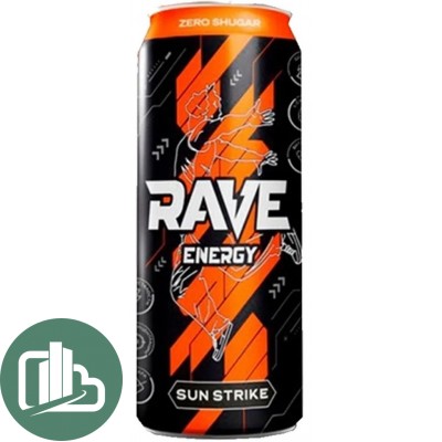 Энергетик RAVE Энерджи CUN STRIKE 0,5л 1/12