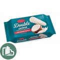 Яшкино Вафельные Трубочки 185гр Twiggy DOUBLE с кокосом в белом шоколаде 1/12