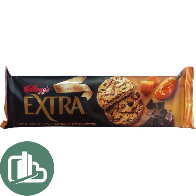 Kellaggs extra печенье карамель 150гр 1/9