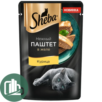 ШЕБА 75гр паштет Курица 1/28