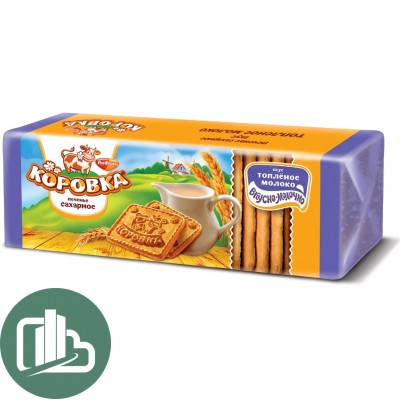 Печенье Коровка 375гр топлёное молоко 1/12