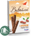 Вафельные трубочки Вивайли с арахисом в молочной глазури 19гр 1/32