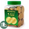 МОНЕТЫ в банке 1 доллар золотом 7гр 1/130 (6) CM-5-2