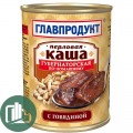Главпродукт каша перловая с говядиной 340гр 1/20