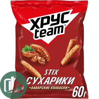 Хрустим  60гр Баварские Колбаски 1/24