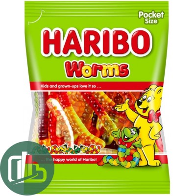 Мармелад ХАРИБО 100гр Worms Червячки 1/24