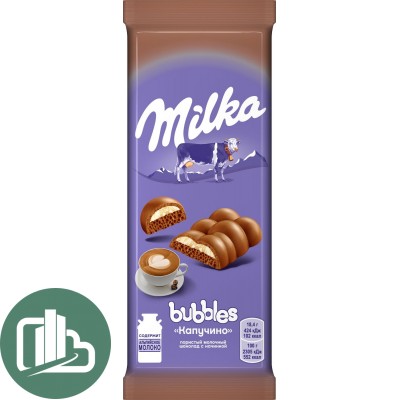 Милка Баблс 92гр Капучино 1/16 (РФ)