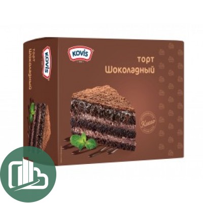 KOVIS Торт бисквитный Шоколадный 240гр 1/12