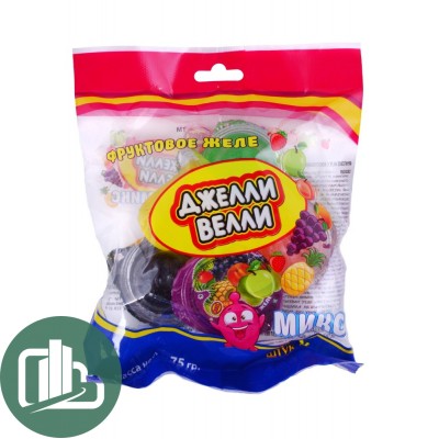 Желе Джелли велли микс 75гр 1/20 (6)