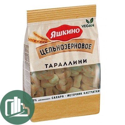 Тараллини Яшкино цельнозерновые 180гр 1/24