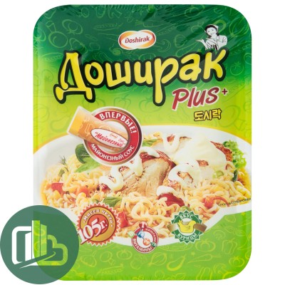 Доширак PLUS со вкус. курица 105гр 1/24