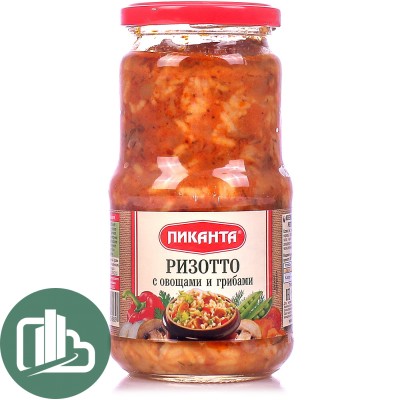 Пиканта Ризотто с овощами и грибами 520гр 1/6