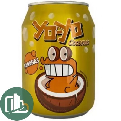 Напиток YO-YO с кусочками желе со вкусом Банана 0,24л 1/12