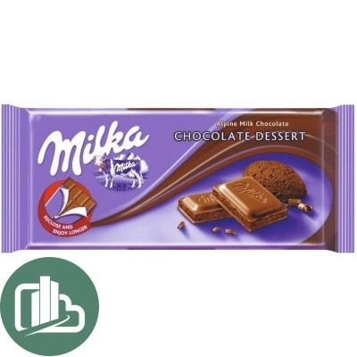 Милка 100гр Десерт шоколад 1/22 (Импорт)