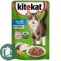 Китекат в соусе 85гр Вкусная Треска 1/28