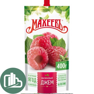 Махеевъ Джем дой-пак Малина 400гр 1/14