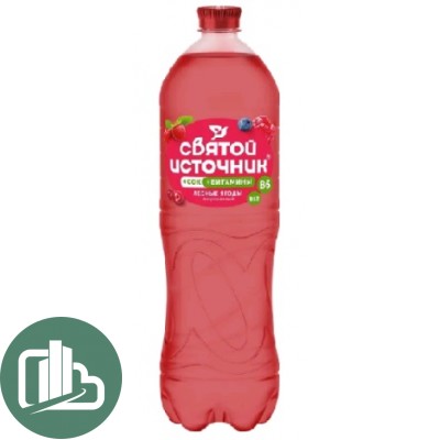 Святой источник 1л Ягоды ГАЗ 1/6