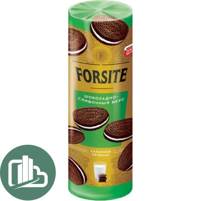 Яшкино Печенье сах. FORSITE Сэндвич с шок-слив. 220гр 1/20