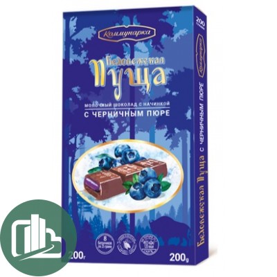 Коммунарка 200гр Черничное Пюре 1/17