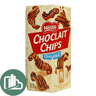 Шоколадные чипсы Нестле Nestle choclait chips Orginal 115гр 1/15
