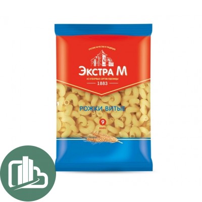 Экстра М Рожки №53 400гр. 1/24