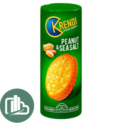 Яшкино Крекер Krendi сэндвич с арахис пастой  170гр 1/20