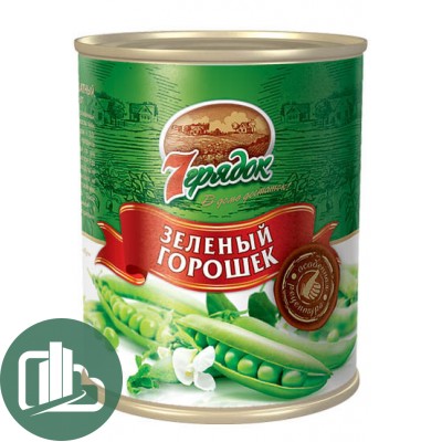 7 Грядок горошек зелёный ГОСТ 425мл 1/12