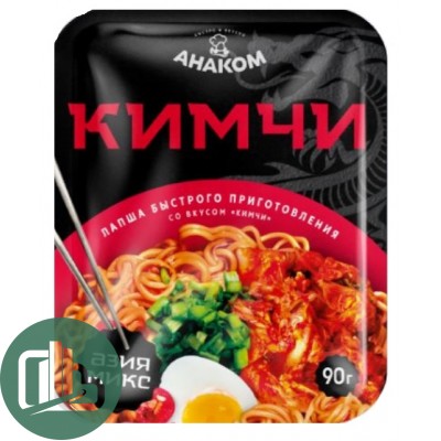 Азия микс лапша лоток Кимчи Анаком 90г 1/24