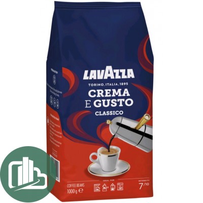 Кофе зерно LAVAZZA CREMA GUSTO 1кг 1/4