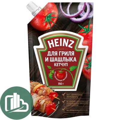 Кетчуп "Хайнц" Для гриля и шашлыка 320гр 1/16