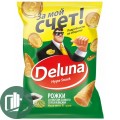 Снеки кукуруз DELUNA Ракушки со вкусом Васаби и соевого соуса 85гр 1/18