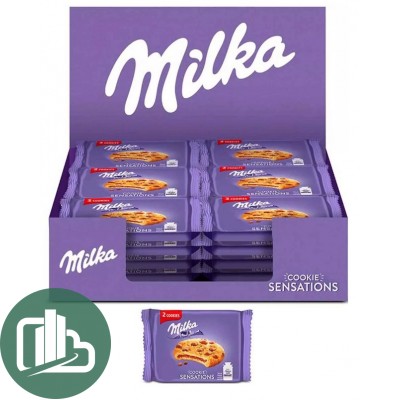 Печенье  Милка Куки Сенсейшн 52гр  Клубника 1/24