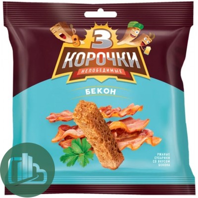 Три корочки 40 гр Бекон 1/30