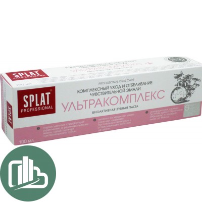 Зубная паста SPLAT УЛЬТРАКОМПЛЕКС 80гр 1/30