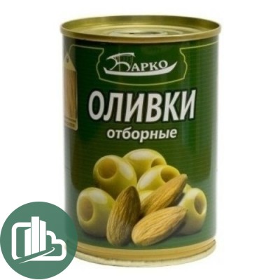 Оливки с Миндалем 280г 1/12 