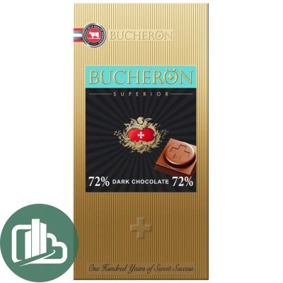 BUCHERON 100гр Горький шоколад 1/10