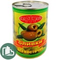 Оливки без косточек 300гр 1/12 Бажай