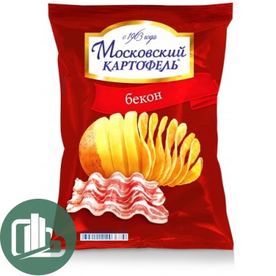 Московская картошка 70гр со вкусом бекона 1/12
