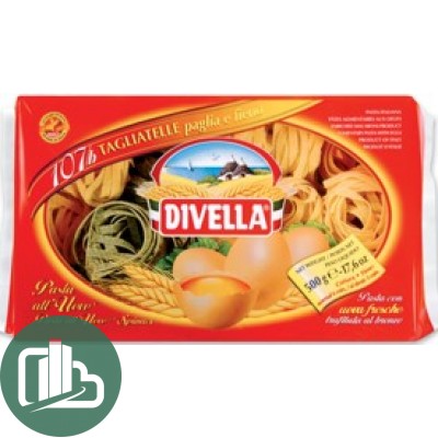 Divella тальятелле/шпинат 500гр 1/12 N107B