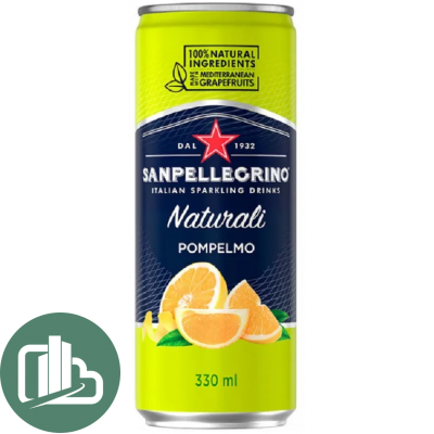 Напиток SANPELLEGRINO POMPELMO 330мл 1/24