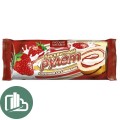 Рулет Русский бисквит КЛУБНИКА СО СЛИВКАМИ 300гр 1/10