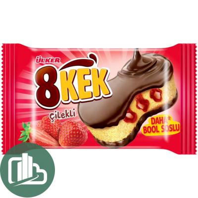 Ulker 8 КЕК Кекс 40гр с клубничной начинкой 1/24 (6)