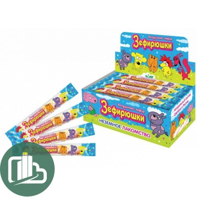 Зефирюшки воздушный зефир косичка 12гр 1/30 (8)