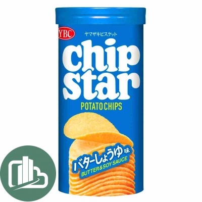 Чипсы ChipStar Сливочное масло и Соевый соус 50гр 1/8 (ЯПОНИЯ)