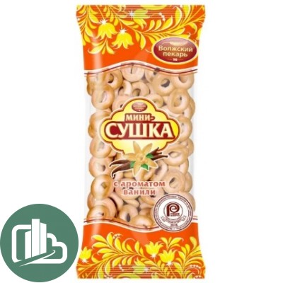 Сушка Мини Ванили 180гр  1/20 (Волжский пекарь)